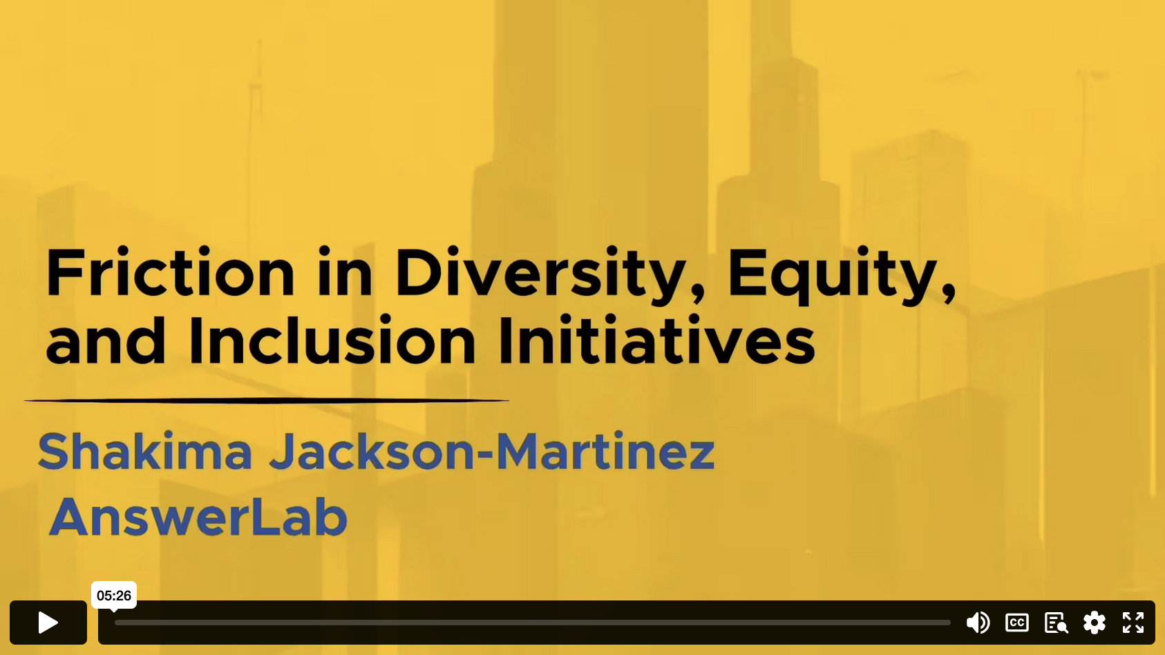 Friction in Diversity, Equity and Inclusion Initiatives. Shakima Jackson-Martinez