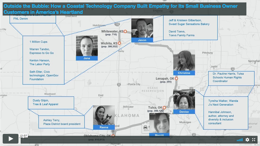 Outside the Bubble: How a Coastal Technology Company Built Empathy for Its Small Business Owner Customers in America’s Heartland