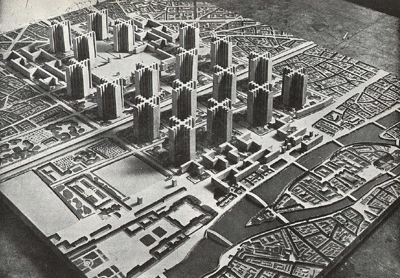 Le Courbusier: Plan Voisin in Paris by Amber Case, CC BY-NC 2.0, https://www.flickr.com/photos/caseorganic/5015467532