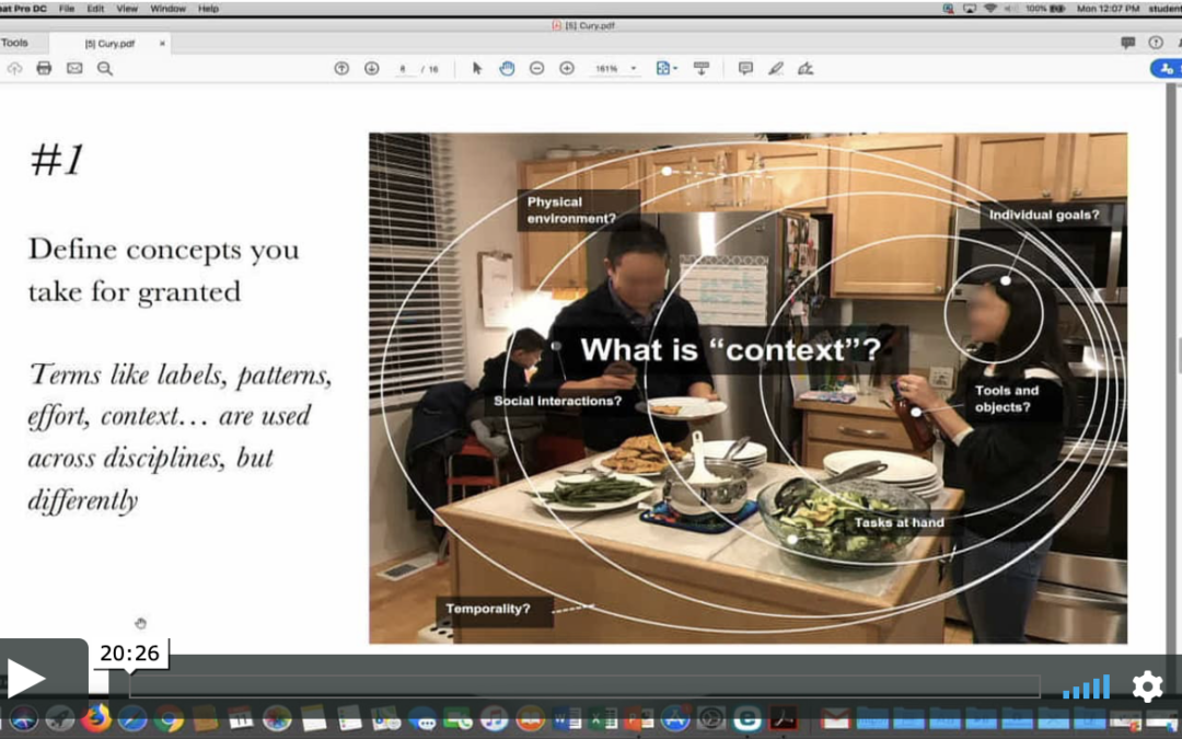 Hybrid Methodology: Combining Ethnography, Cognitive Science, and Machine Learning to Inform the Development of Context-Aware Personal Computing and Assistive Technology