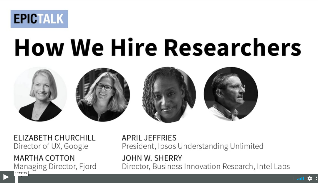 How We Hire Researchers