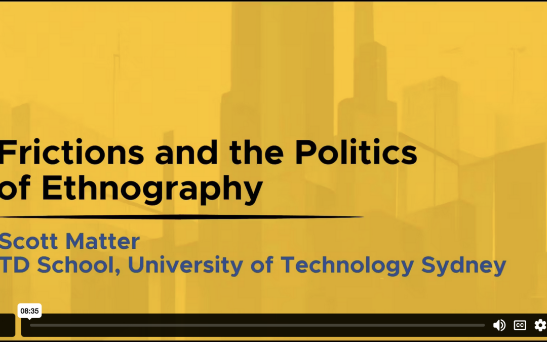 Frictions and the Politics of Ethnography
