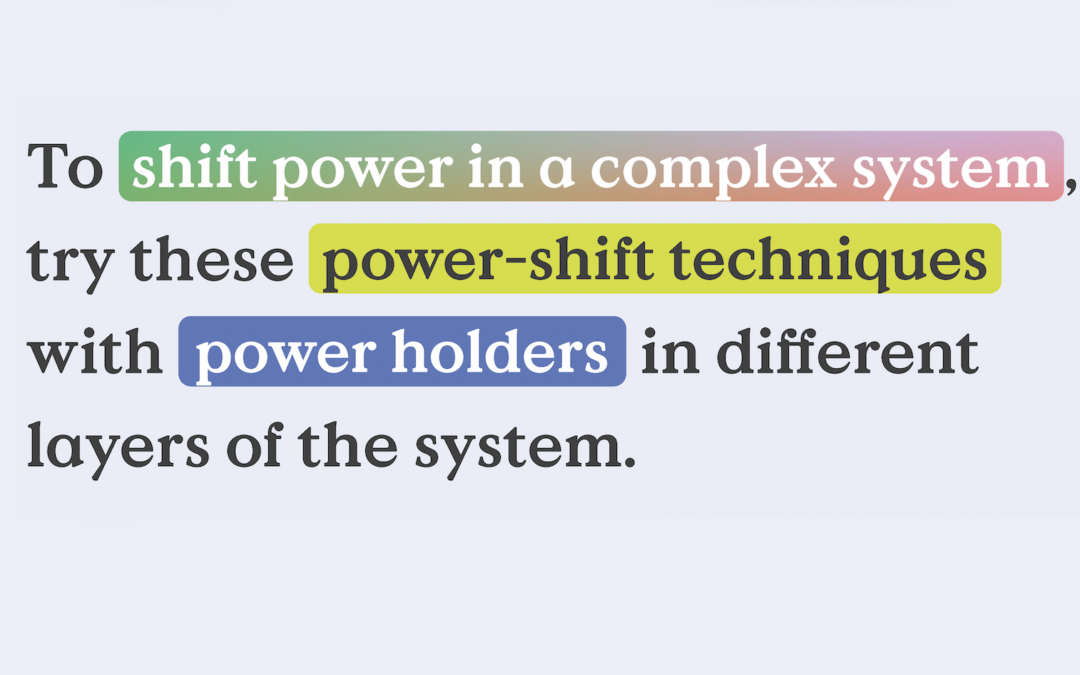 Let’s Shift Power Together! An EPIC Co-Creation Activity