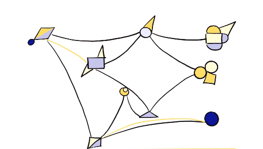 The collective agency of the assemblage. A network of different actors, the interactions of which are not linear.