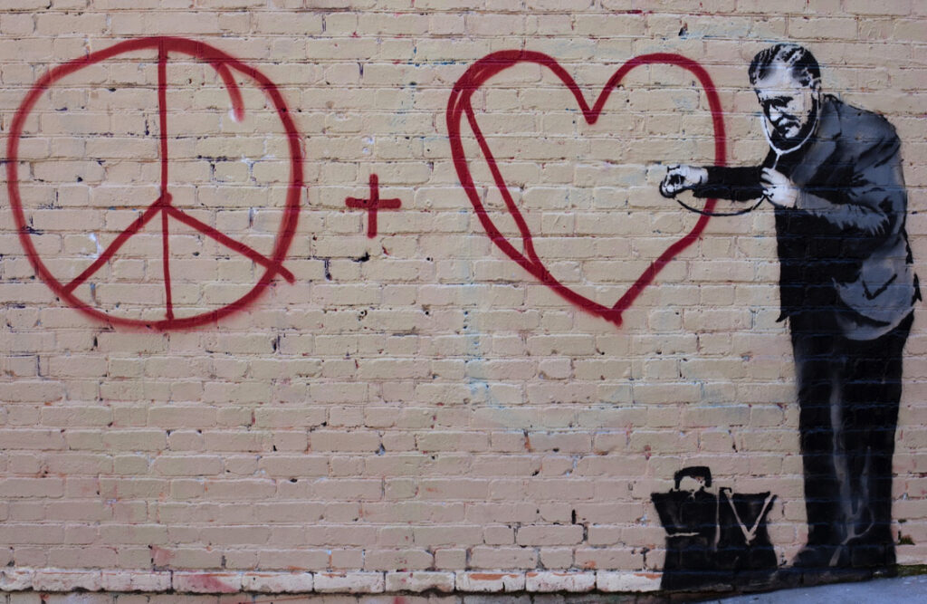 Doctor Love by Banksy (image by Jeremy Brooks, CC BY-NC 2.0)