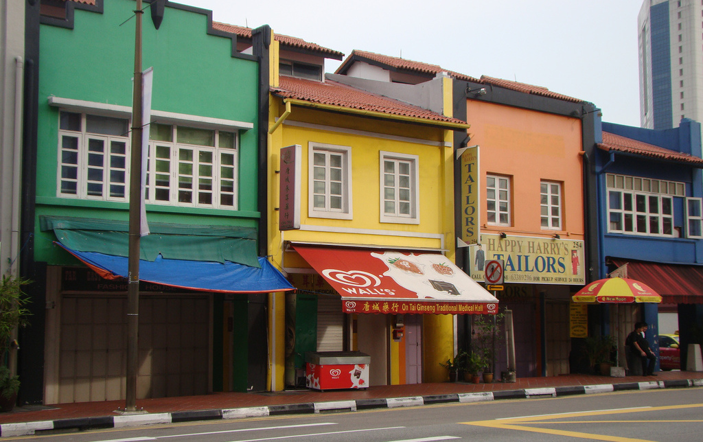 Singapore Shop Houses VasenkaPhotography CC BY 2.0 