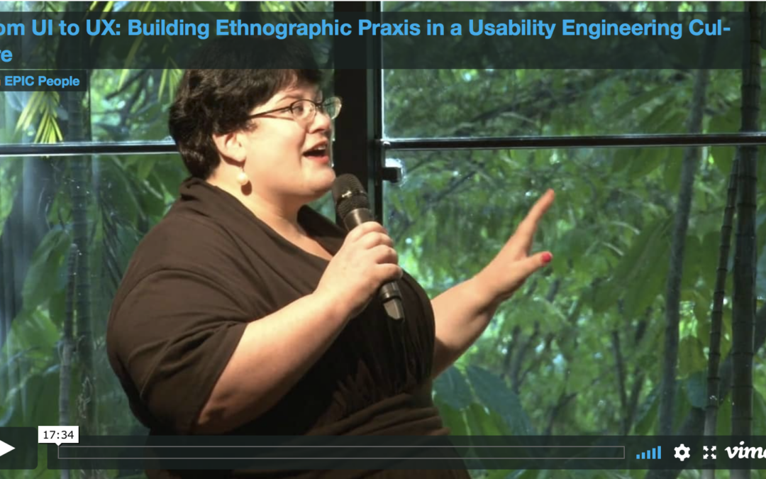 From UI to UX: Building Ethnographic Praxis in a Usability Engineering Culture